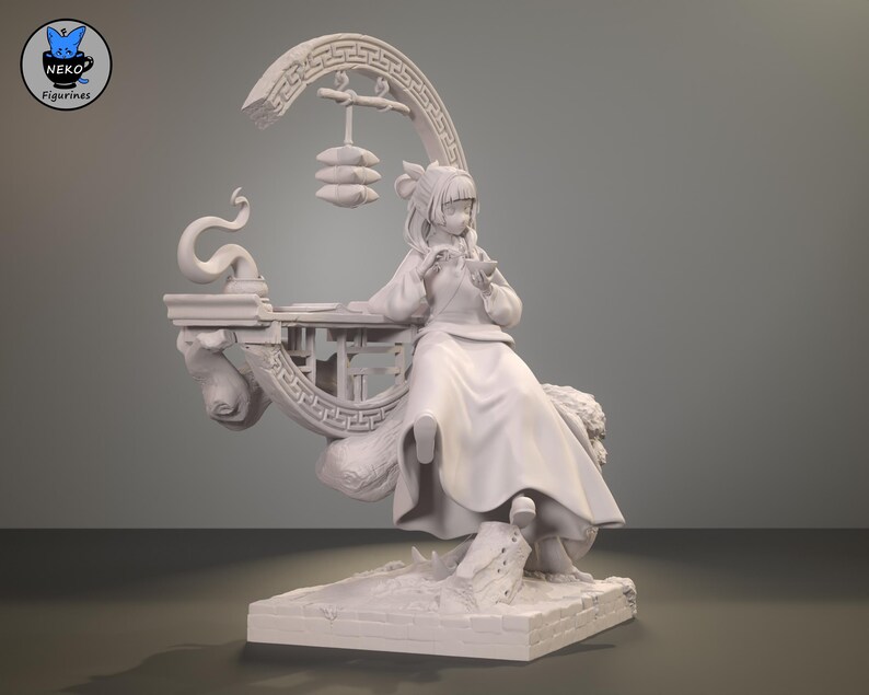 Maomao Apothecary Diaries Resin Figure – 1/8 1/6 Scale 3D Printed Fan Art Statue | Collector Gift image 6
