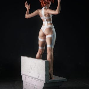 Leeloo Fifth Element Resin Figure – 1/8 1/6 Scale 3D Printed Fan Art Statue | Collector Gift image 6