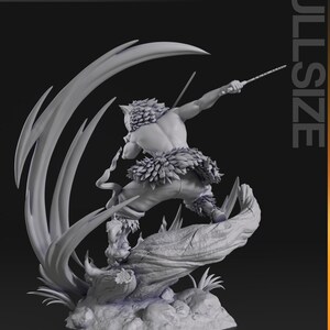 Inosuke Hashibira — Demon Slayer | 1/8 1/6 Scale Resin Figure | Unpainted or Hand-Painted | 3D Printed Fan Art | Collector Gift image 8