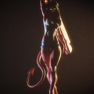 Malevola — Dispatch | 1/8 1/6 Scale Resin Figure | Unpainted or Hand-Painted | 3D Printed Fan Art | Collector Gift Bild 3