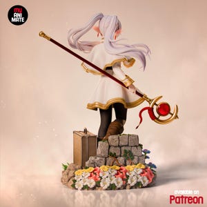 Frieren: Beyond Journey's End Resin Figure – 1/8 1/6 Scale 3D Printed Fan Art Statue | Collector Gift image 8