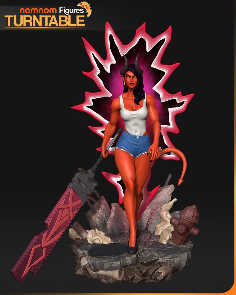 Malevola Dispatch Resin Figure – 1/8 1/6 Scale 3D Printed Fan Art Statue | Collector Gift image 4