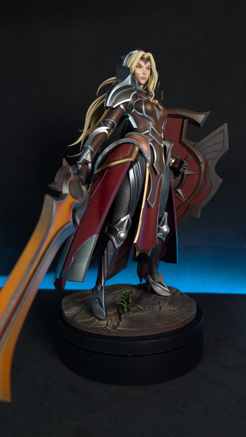 Leona — League of Legends | 1/8 1/6 Scale Resin Figure | Unpainted or Hand-Painted | 3D Printed Fan Art | Collector Gift image 6