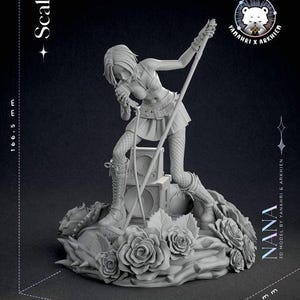 Nana Osaki — NANA | 1/8 1/6 Scale Resin Figure | Unpainted or Hand-Painted | 3D Printed Fan Art | Collector Gift bild 6