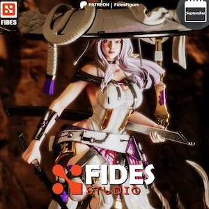 Scarlet Stellar Blade Harzfigur - 1/8 1/6 3D gedruckte Fan Art Statue | Sammler Geschenk Bild 1