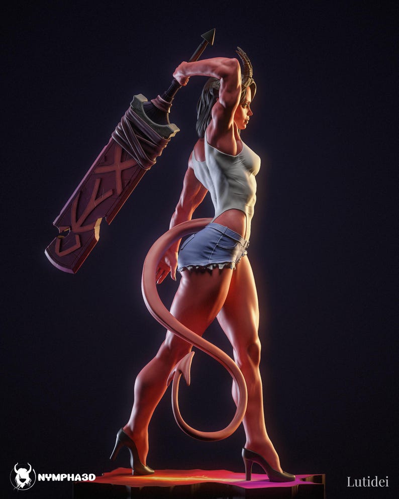 Malevola — Dispatch | 1/8 1/6 Scale Resin Figure | Unpainted or Hand-Painted | 3D Printed Fan Art | Collector Gift Bild 6
