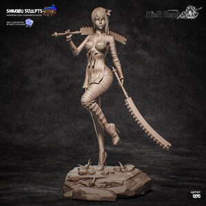 Shinobu Kocho — Demon Slayer | 1/8 1/6 Scale Resin Figure | Unpainted or Hand-Painted | 3D Printed Fan Art | Collector Gift image 3