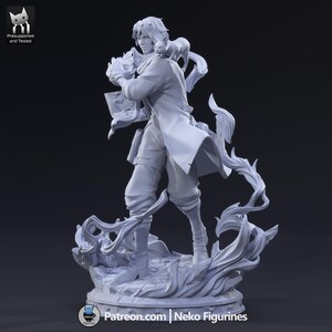 Figura de Caleb Widogast de Critical Role – Estátua em resina na escala 1/8/1/6 (sem pintura) | Presente para colecionadores imagem 10