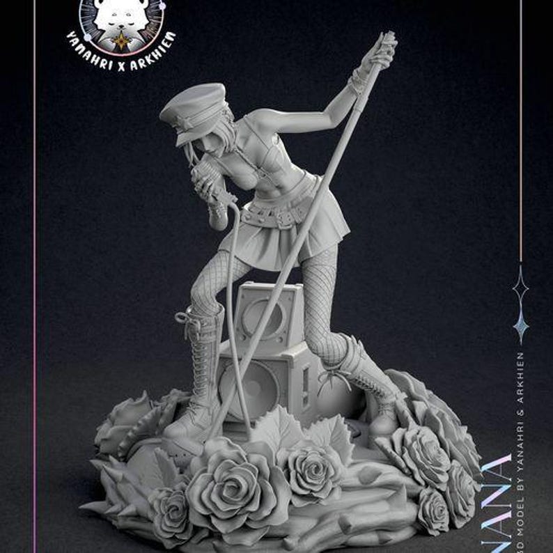 Nana Osaki — NANA | 1/8 1/6 Scale Resin Figure | Unpainted or Hand-Painted | 3D Printed Fan Art | Collector Gift bild 8