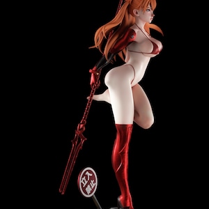Asuka Langley — Neon Genesis Evangelion | 1/8 1/6 Scale Resin Figure | 3D Printed Fan Art | Unpainted Garage Kit | Collector Statue Gift image 10