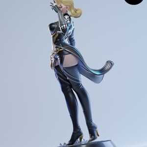 Emma Frost — Marvel | Figurka z żywicy w skali 1/8 1/6 | Fanowska grafika drukowana w 3D | Niepomalowany zestaw garażowy | Figurka kolekcjonerska | Prezent dla kolekcjonera zdjęcie 10