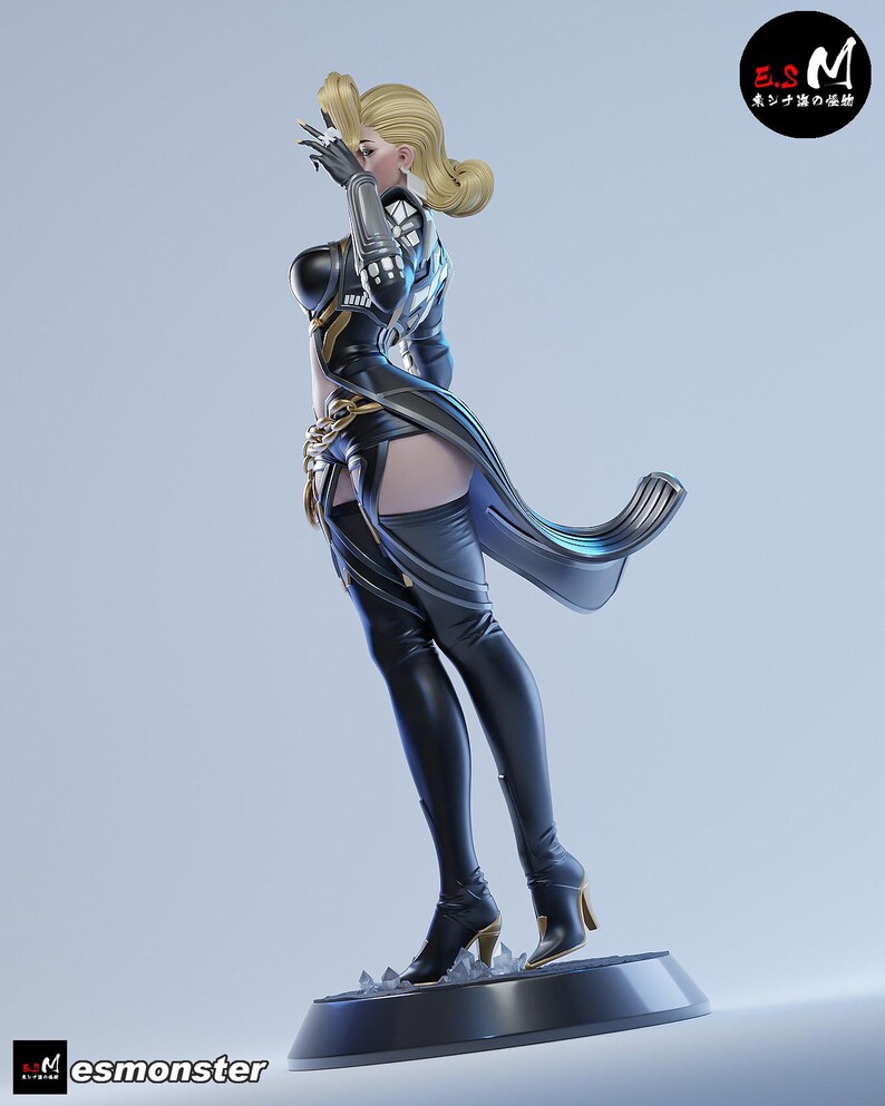 Emma Frost — Marvel | Figurka z żywicy w skali 1/8 1/6 | Fanowska grafika drukowana w 3D | Niepomalowany zestaw garażowy | Figurka kolekcjonerska | Prezent dla kolekcjonera zdjęcie 10