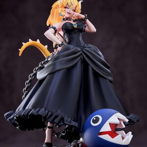 Bowsette — Super Mario | 1/8 1/6 Scale Resin Figure | Unpainted or Hand-Painted | 3D Printed Fan Art | Collector Gift image 9