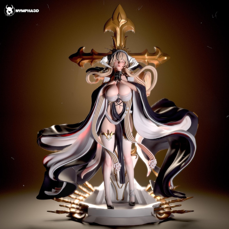 Implacable Azur Lane — Azur Lane | 1/8 1/6 Scale Resin Figure | Unpainted or Hand-Painted | 3D Printed Fan Art | Collector Gift image 1