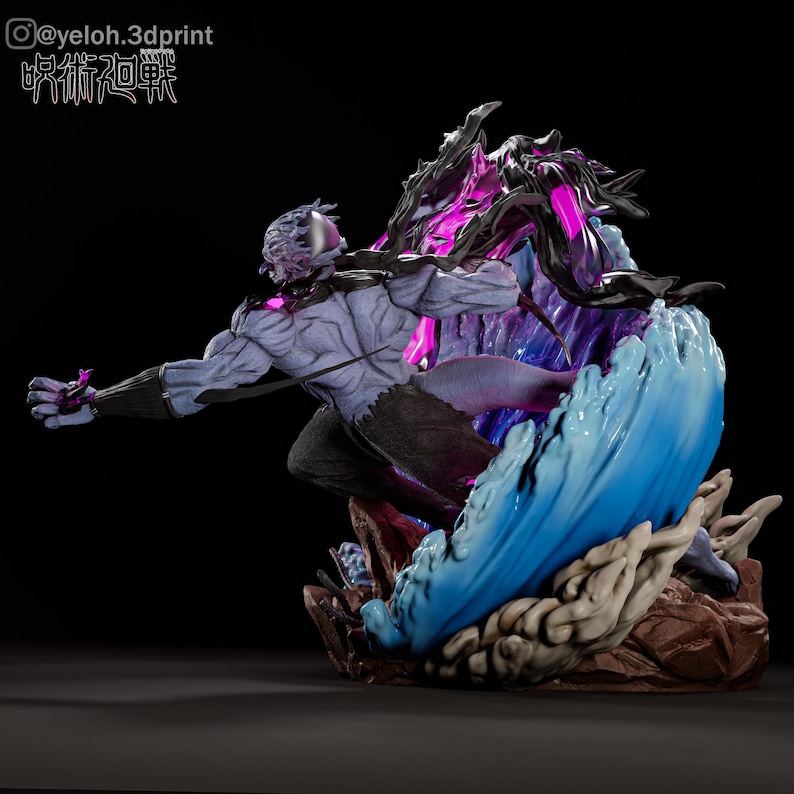 Mahito Jujutsu Kaisen Resin Figure – 1/8 1/6 Scale 3D Printed Fan Art Statue | Collector Gift 画像 5