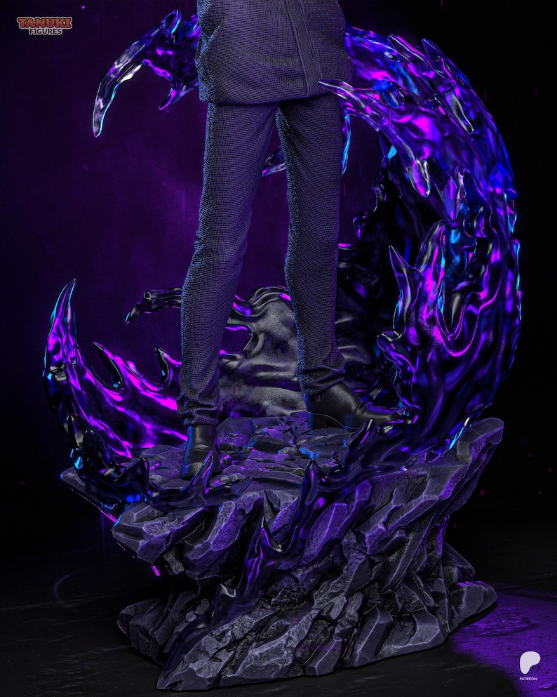 Gojo Satoru Resin Figure – Jujutsu Kaisen Fan Art Statue (1/8, 1/6 Scale) | Collector Gift image 6