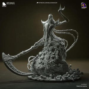 Figura de resina de Nashandra de Dark Souls (Arte de Fan) – Estatua impresa en 3D a escala 1/8 y 1/6 / Regalo de coleccionista imagen 7