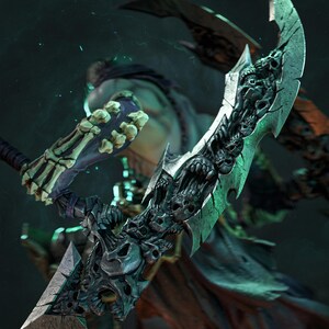 Death — Darksiders II | 1/8 1/6 Scale Resin Figure | 3D Printed Fan Art | Unpainted Garage Kit | Collector Statue | Collector Gift image 2