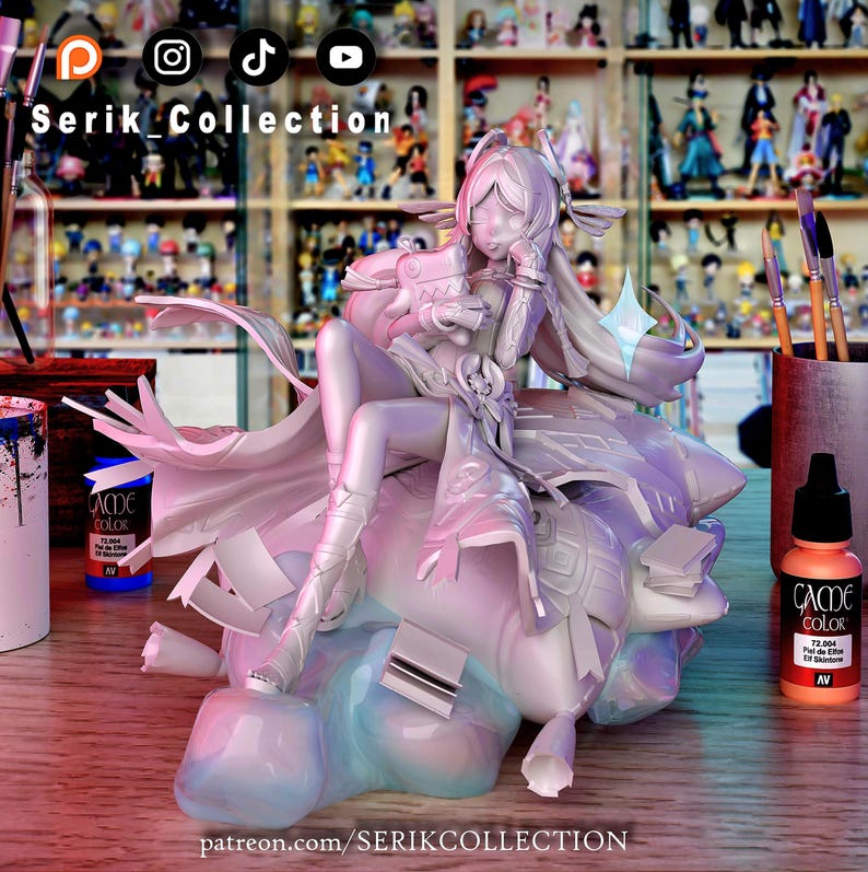 Citlali — Genshin Impact | 1/8 1/6 Scale Resin Figure | Unpainted or Hand-Painted | 3D Printed Fan Art | Collector Gift image 4