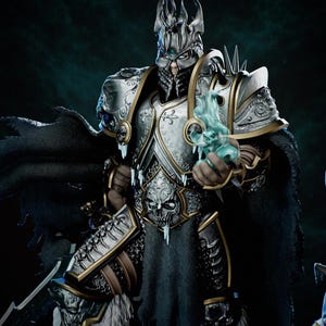 Lich King Diamond 20260401T104532Z | 1/8 1/6 Scale Resin Figure | Unpainted or Hand-Painted | 3D Printed Fan Art | Collector Gift imagen 2