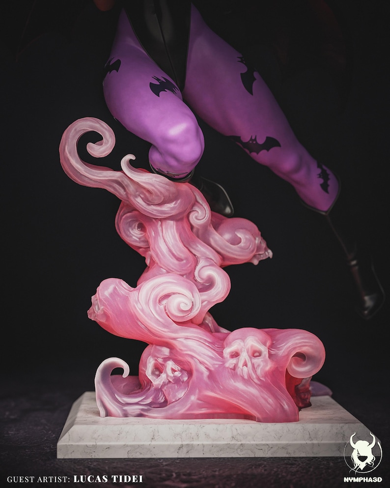 Morrigan — Darkstalkers | 1/8 1/6 Scale Resin Figure | Unpainted or Hand-Painted | 3D Printed Fan Art | Collector Gift image 8