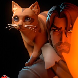 Caleb Widogast Critical Role Resin Figure – 1/8 1/6 Scale 3D Printed Statue | Collector Gift image 7