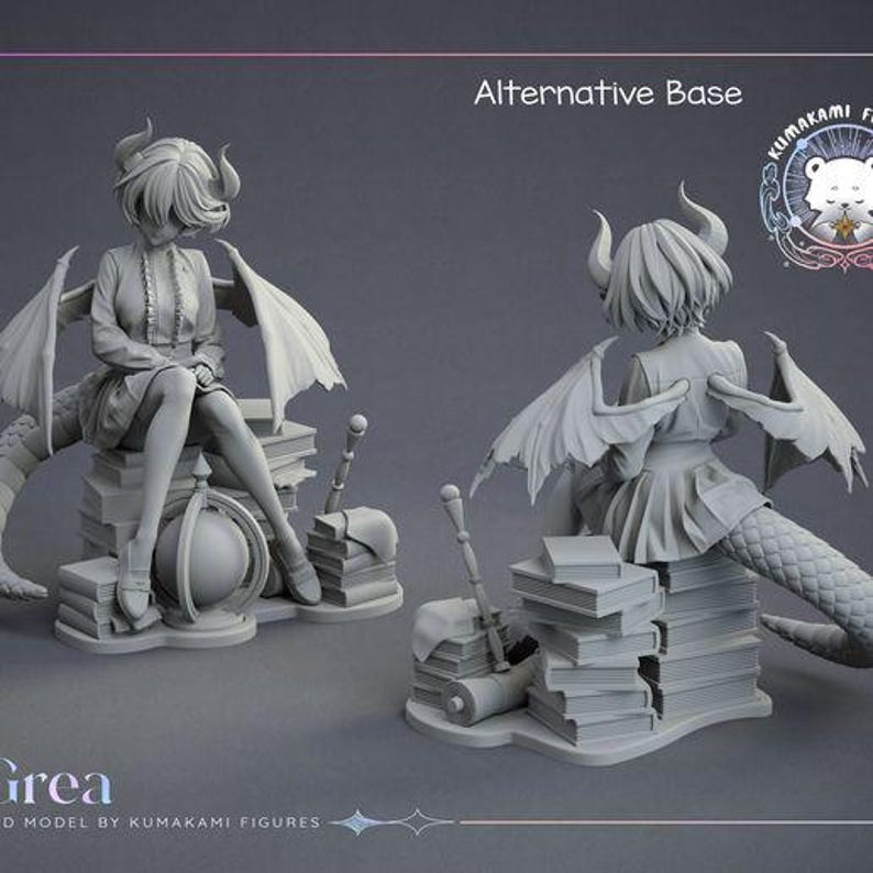 Grea — Granblue Fantasy | 1/8 1/6 Scale Resin Figure | Unpainted or Hand-Painted | 3D Printed Fan Art | Collector Gift image 2
