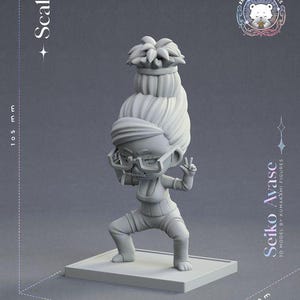 Lot Dan — Mixte (Kumakami) | Figurine en résine à l'échelle 1/8 1/6 | Non peint ou peint à la main | Fan art imprimé en 3D | Cadeau de collection image 6