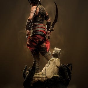Prince of Persia Fan Art Resin Figure – 1/8 1/6 Scale Unpainted Statue | Collector Gift image 4