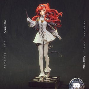 Sonetto — Reverse: 1999 | 1/8 1/6 Scale Resin Figure | Unpainted or Hand-Painted | 3D Printed Fan Art | Collector Gift image 8