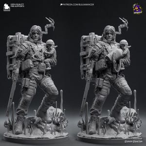 Sam Porter Bridges — Death Stranding | 1/8 1/6 Scale Resin Figure | 3D Printed Fan Art | Unpainted Garage Kit | Collector Statue Gift image 9