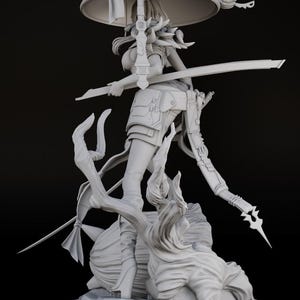 Scarlet Stellar Blade Harzfigur - 1/8 1/6 3D gedruckte Fan Art Statue | Sammler Geschenk Bild 9