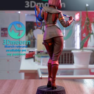 Luan Mendes Whip | 1/8 1/6 Scale Resin Figure | Unpainted or Hand-Painted | 3D Printed Fan Art | Collector Gift image 8