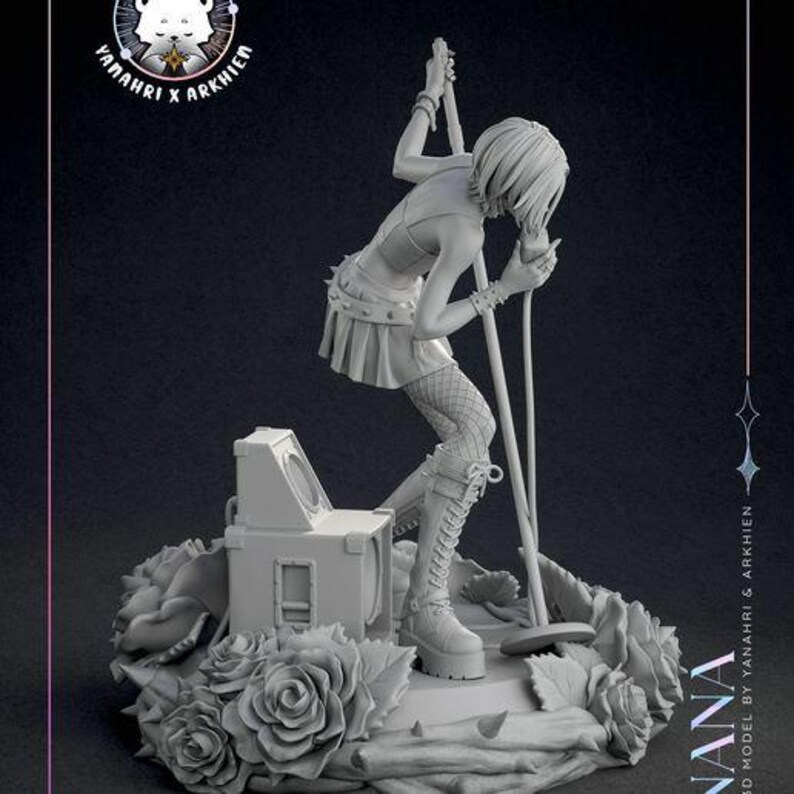 Nana Osaki — NANA | 1/8 1/6 Scale Resin Figure | Unpainted or Hand-Painted | 3D Printed Fan Art | Collector Gift bild 10