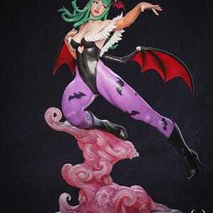 Morrigan — Darkstalkers | 1/8 1/6 Scale Resin Figure | Unpainted or Hand-Painted | 3D Printed Fan Art | Collector Gift image 4