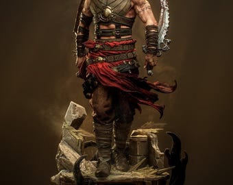 Prince of Persia Fan Art Resin Figure – 1/8 1/6 Scale Unpainted Statue | Collector Gift