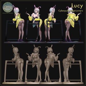 Figura de Lucy Heartfilia – Estatua de resina de Cyberpunk Edgerunners (escala 1/8, 1/6) / Regalo de coleccionista imagen 6