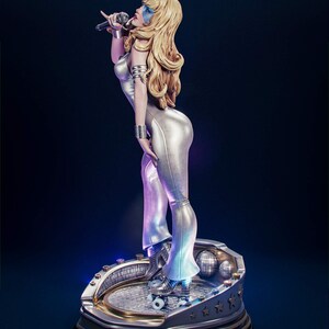 Dazzler Resin Figure – 1/8 1/6 Scale 3D Printed Fan Art Statue | Collector Gift image 5