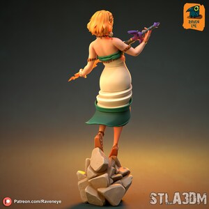 Princess Zelda Resin Figure – 1/8 1/6 Scale 3D Printed Fan Art Statue | Collector Gift image 3