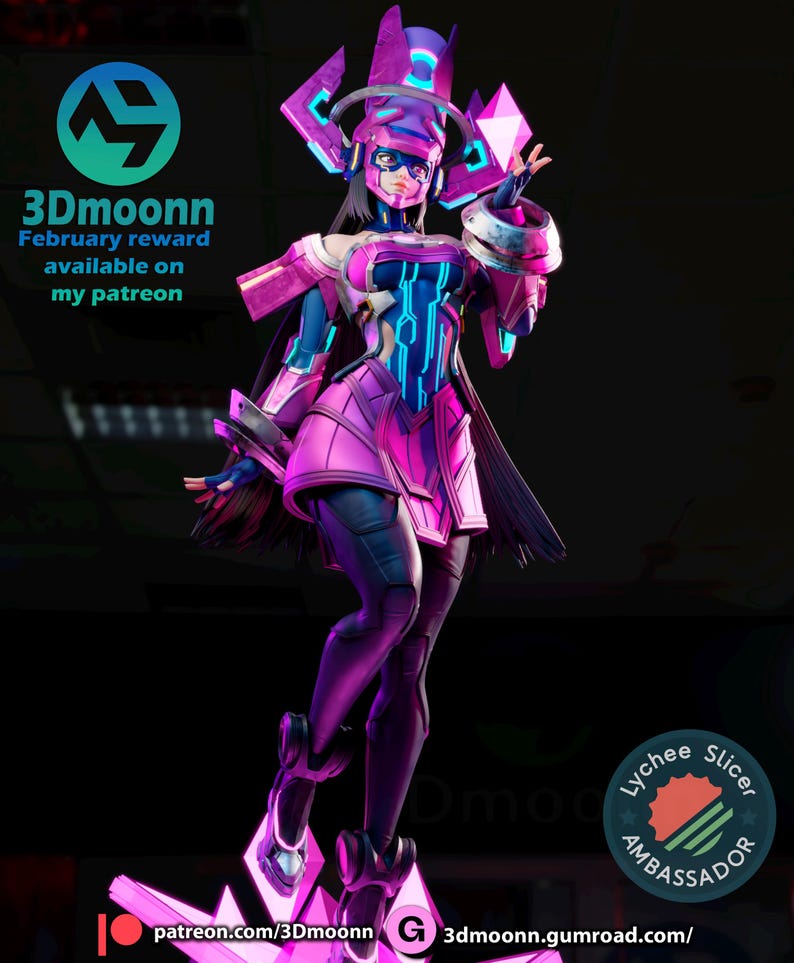 Galacta Medium Tier — Marvel | Harsfiguur schaal 1/8 1/6 | 3D-geprinte fanart | Ongeverfde garagekit | Verzamelaarsstandbeeld | Verzamelaarscadeau afbeelding 3