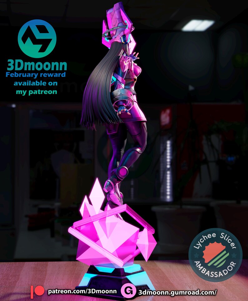 Galacta Medium Tier — Marvel | Harsfiguur schaal 1/8 1/6 | 3D-geprinte fanart | Ongeverfde garagekit | Verzamelaarsstandbeeld | Verzamelaarscadeau afbeelding 6