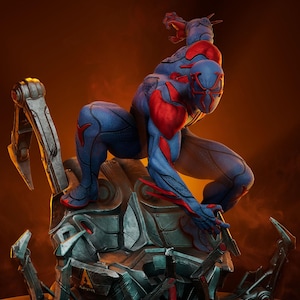 Spider-Man — Marvel Comics | 1/8 1/6 Scale Resin Figure | 3D Printed Fan Art | Unpainted Garage Kit | Collector Statue | Collector Gift bild 2