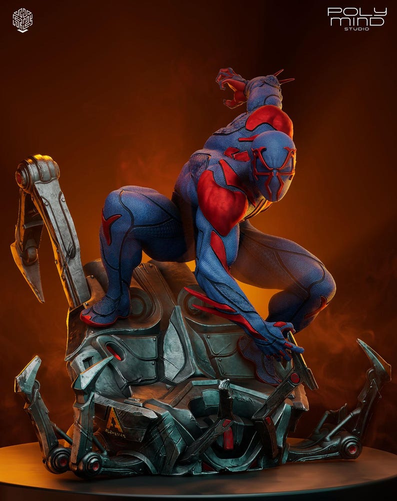 Spider-Man — Marvel Comics | 1/8 1/6 Scale Resin Figure | 3D Printed Fan Art | Unpainted Garage Kit | Collector Statue | Collector Gift bild 2
