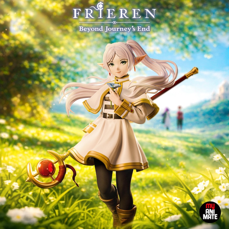 Frieren: Beyond Journey's End Resin Figure – 1/8 1/6 Scale 3D Printed Fan Art Statue | Collector Gift image 1