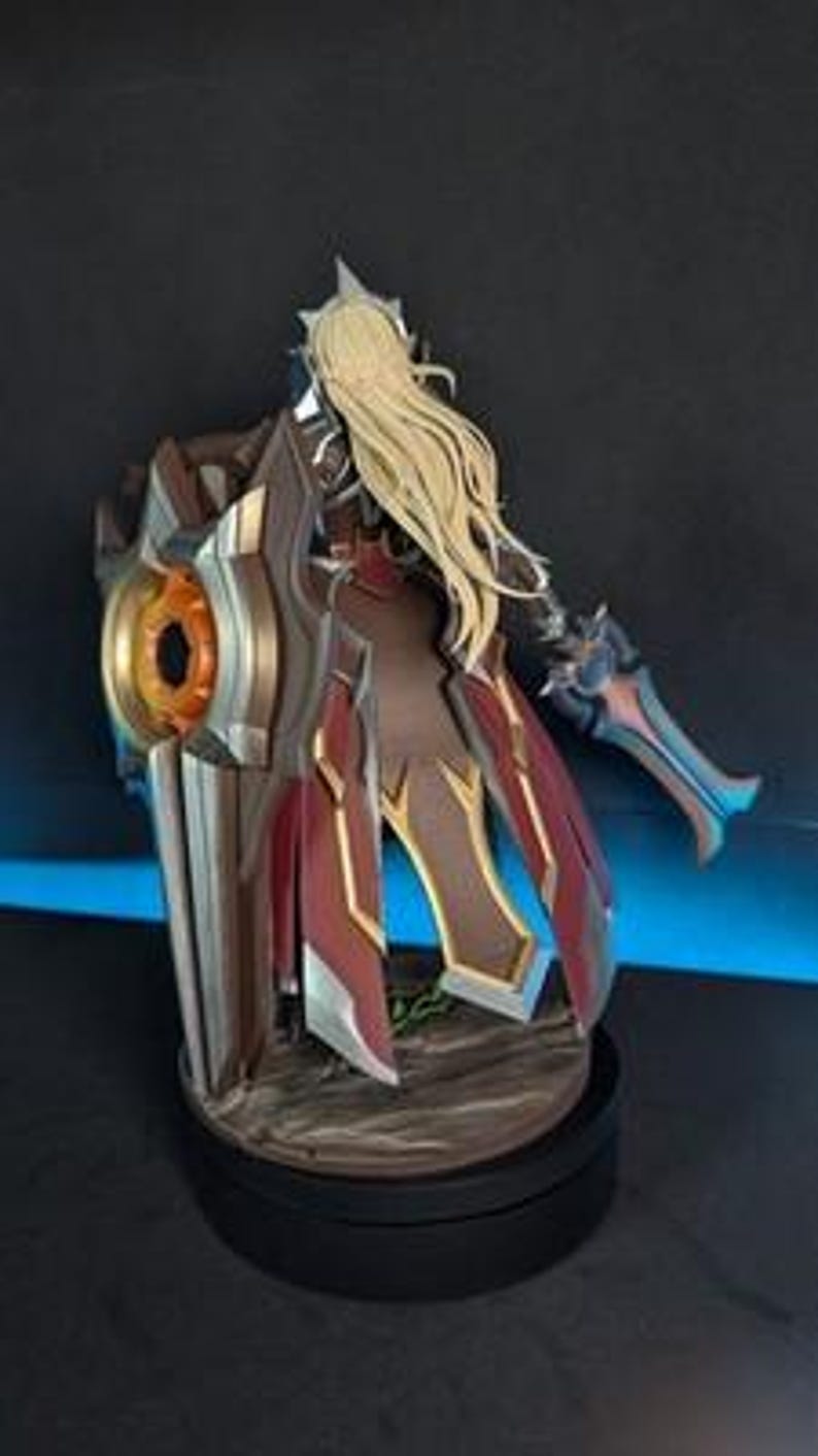 Leona League of Legends Resin Figure – 1/8 1/6 Scale Fan Art Statue | Collector Gift afbeelding 10