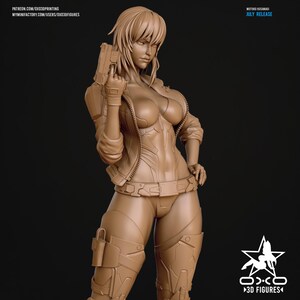 Major Motoko Kusanagi Ghost in the Shell Resin Figure – 1/8 1/6 Scale Fan Art Statue | Collector Gift image 8