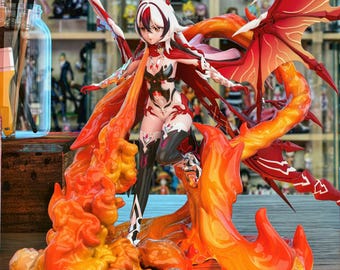 Coralie — Honkai Impact 3rd | 1/8 1/6 Scale Resin Figure | Unpainted or Hand-Painted | 3D Printed Fan Art | Collector Gift