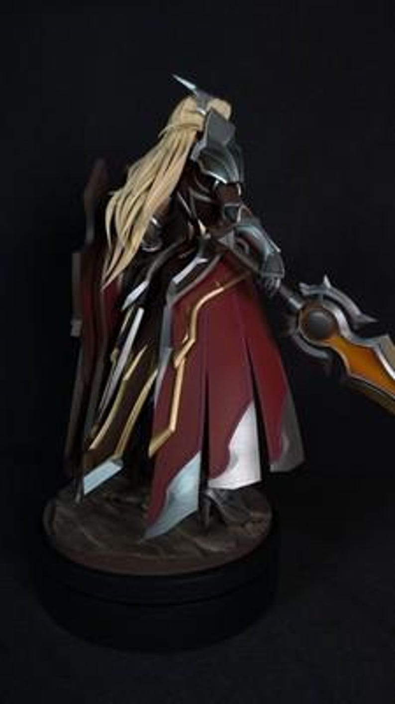 Leona League of Legends Resin Figure – 1/8 1/6 Scale Fan Art Statue | Collector Gift afbeelding 8