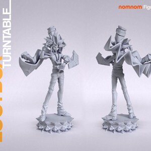 Yugi Muto — Yu Gi Oh | 1/8 1/6 Scale Resin Figure | 3D Printed Fan Art | Unpainted Garage Kit | Collector Gift image 3