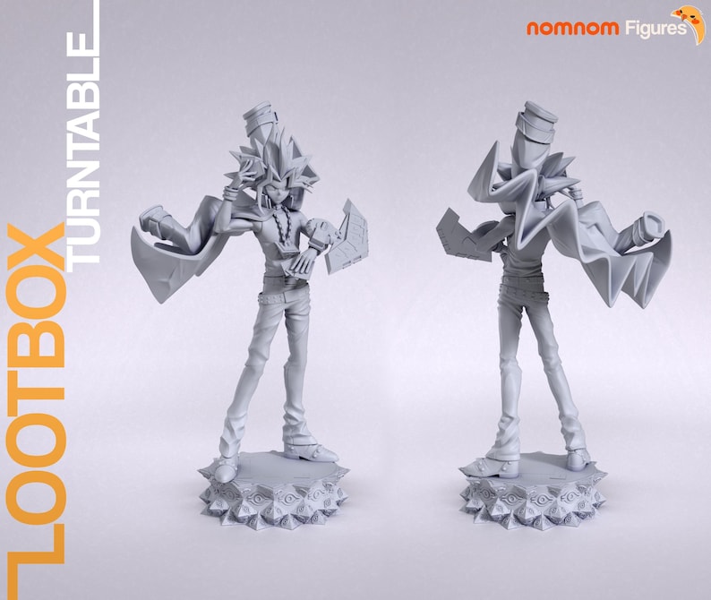 Yugi Muto — Yu Gi Oh | 1/8 1/6 Scale Resin Figure | 3D Printed Fan Art | Unpainted Garage Kit | Collector Gift image 3